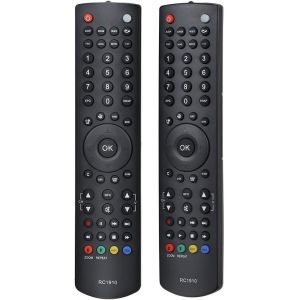 Rc-1910 Replacement Remote Control For Toshiba Sharp Lcd Led Plasma Tv Compatible With 30070046 22Dl504B 22L1333B 22L1337Db 24D1333B 24W1337Db P19Leddvd12 P24Led12 Led22916Tv - Neuf
