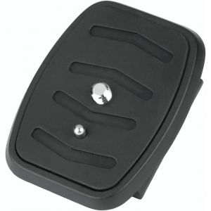 Plaque De Fixation Rapide Pour Appareil Photo (Plaque D'Attache Rapide Pour Appareils Photo Avec Filetage 1/4"" (6,4 Mm), Adaptateur T&ecirc;te De Tr&eacute;pied Star 55 &Agrave; 64"",""Gamma 153"", ""Action 165"") N[Z128] - Neuf