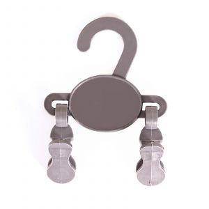 10pcs B&eacute;b&eacute; Pantoufles Rack En Plastique Crochets Pour Enfants Chaussures Pour Enfants Clip D'affichage Chaussettes Pour Enfants Clip De S&eacute;chage Gris,10pcs - Neuf