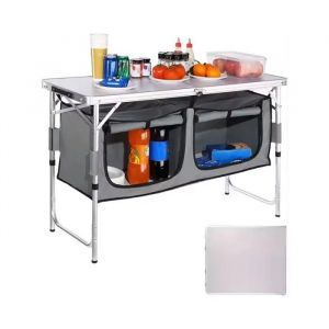 Cuisine Camping Vanit Ck12 Armoire Camping Cuisine De Camping Pliable 47cm X 120cm X 70cm Rk7 - Neuf