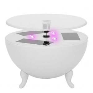 Plateau Tournant Electrique A Energie Solaire, Presentoir Led Pour Bijoux Et Telephone - Neuf