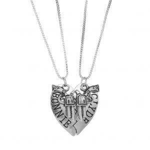 Collier Ras Du Cou A Motif D'amour Pour Femme, Style Simple Et Tendance (Or) - Neuf