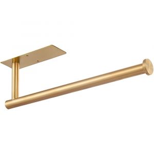 Porte-essuie-tout, autocollant ou ¿¿ percer, noir (dor¿¿), support mural en acier inoxydable 304 pour cuisine, salle de bain, garde-manger et ¿¿vier - Neuf