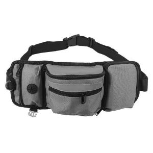 Pochette Polyvalente Pour Friandises Pour Chien Avec Porte-Bouteille D'eau Cach&eacute; Et Distributeur De Sacs &Agrave; Crottes - Parfait Pour L'entra&icirc;nement Et Les Aventures En Plein Air - Neuf