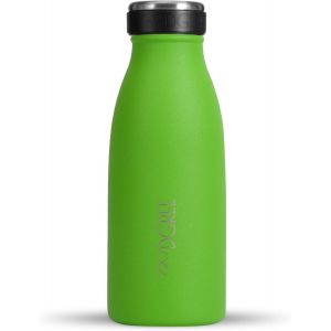 Gourde Acier Inoxydable ""Milkybottle"" - 350ml, Vert | Bouteille Isotherme D'eau | Revêtement Durable Parfaite Pour Enfants, Sport, L'ecole | Isolée Qualité Supérieure - Neuf