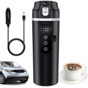 Tasse D'eau Chauff&eacute;e Pour V&eacute;hicule 24V/12V 500ml Bouilloire &Eacute;lectrique Pour Voiture, Bouilloire &Eacute;lectrique De Voyage Bouilloire de Voyage de Voiture Tasse Chauffante De Voiture Pour Voiture, Camion - Neuf