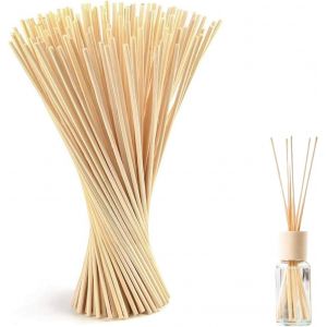 B&acirc;tons de Diffuseur de Roseaux,20 cm Diffuseur Parfum B&acirc;tons,B&acirc;tons de Rechange pour Diffuseur d'Ar&ocirc;me d'Huile Essentielle pour la Maison,50 Pcs - Neuf