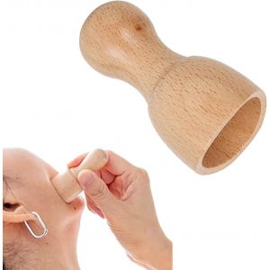 Outil De Massage En Bois, Rouleau De Massage Facial En Bois, Masseur Facial Multifonctionnel, Aide &Agrave; Soulager La Tension Musculaire, Outil De Massage &Agrave; Rouleaux En Bois(4#) - Neuf