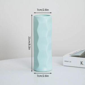 Vase &Agrave; Fleurs Moderne En Plastique,Pot De Plantes,Imitation Blanche,Vases &Agrave; Fleurs En C&eacute;ramique,Arrangement Floral,D&eacute;cor De Maison,Salon,Mariage.S18. - Neuf