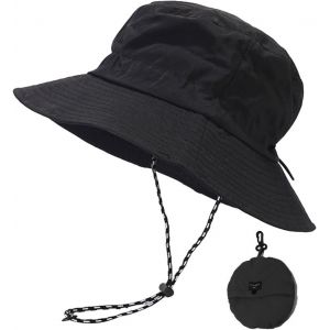 Chapeau Femme Soleil,Bucket Hat,Chapeau Homme Soleil,Résistant À La Pluie |Crème Solaire |Séchage Rapide |Chapeau De Soleil Respirant Et Pliable Pour Plage,Piscine,Camping,Voyages(Vert Armée).[Z198] - Neuf
