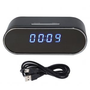 HJLIAN Reveil lumineux sans fil avec camera, reveil electronique, horloge electronique, heure du reseau - Neuf
