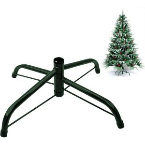 Pliage de Fer de l'Arbre de No&euml;l des Stands d'Arborescence de Base du socle avec Vis pour la D&eacute;coration de Partie Artificielle Poteau de M&eacute;tal (30 cm, &Oslash;1.9 cm) - Neuf