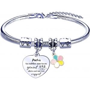 Eryi-Cadeau Noel Amie Bracelets Pour Amitié Cadeau Meilleure Amie Cadeau Amie Anniversaire Bracelet Amie Bracelet Pour Amie Meilleure Amie Cadeau Cadeau Femme Amie Bracelet Femme - Neuf