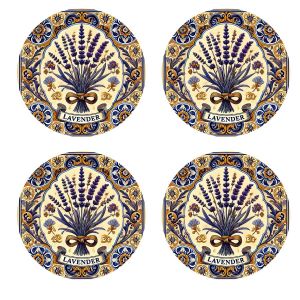 Set De 4 Dessous De Verres Lavande De Provence - Neuf