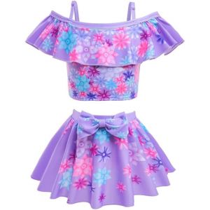 Tankini Maillot De Bain Robe Encanto 2 Pieces Pour Enfant Fille Taille 2-6 Ans, Mirabel/Isabella - Neuf
