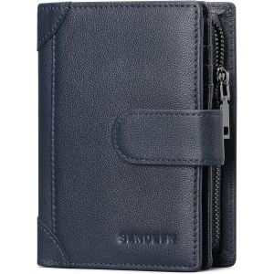 CAUC-Porte Monnaie Homme Blocage RFID Portefeuille Homme en Cuir Multifonctionnel Portefeuilles et Porte-Cartes D'identit&eacute; Homme et Pochette &agrave; Monnaie - Neuf
