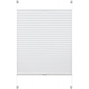 Gardinia Magasin Pliss&eacute; &Agrave; Clipser, Polyester, Blanc, 45 X 130 Cm - Neuf
