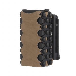 Pochette Pour Chargeur De Pistolet De 9 Mm, Montage Molle Et Clip De Ceinture Avec Elastique Reglable Pour Champ De Tir, Exterieur Et Airsoft En Beige. - Neuf