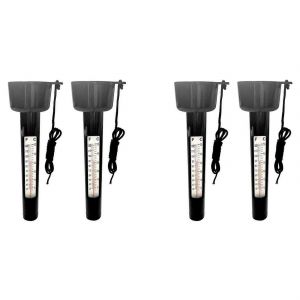 D'Eau Flottante Thermomètres Ensemble De 4 Pour Une Utilisation Extérieure, Bassin De Jardin, 0 À 50 C - Neuf