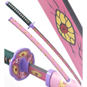 Demon Slayer Katana en Acier Kokushibo Epee Kimetsu No Yaiba Sabre D&eacute;coration - Neuf