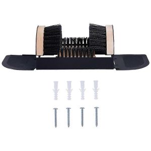Brosse &Agrave; Chaussures D'ext&eacute;rieur Avec Grattoir &Agrave; Bottes - Brosse De Nettoyage Pour Chaussures, Brosse &Agrave; R&eacute;curer Pour Bottes - Nettoyage De Chaussures Robuste - Neuf