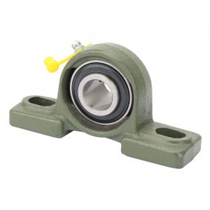 Palier a semelle a montage vertical, base solide a 2 boulons, 1 piece, UCP201 - Neuf