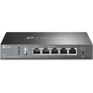SUBZONAL-Routeur VPN Filaire Multi-WAN (TL-R605) jusqu'&agrave; 4 Ports WAN SPI Firewall SMB, routeur Omada SDN int&eacute;gr&eacute;, &eacute;quilibre de Charge, Protection Contre la Foudre - Neuf