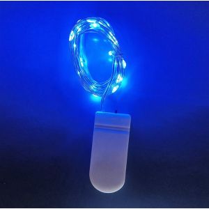 L'intérieur De La Blue2 2m Chaîne De Lumières - 20 Led Chaîne De Lumières Pour La Chambre - Mini Chaîne De Led Lumières À Piles - La Décoration D'intérieur Led-Guirlande De Lumières - Neuf