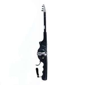1set/Bag Canne À Pêche Pliante Portable Bâtons Télescopiques En Acier Inoxydable Avec Fil De Bobine Voyage Pliant - Neuf