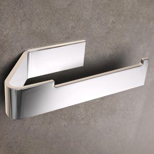 CAUC-Design Hambourg Porte Papier Toilette sans Percer I Support Papier Toilette Salle de Bain Mural Auto Adh&eacute;sif I Porte-Rouleau Papier WC (Chrome, sans &eacute;tag&egrave;re) - Neuf