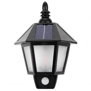 Hjlian Applique Murale Solaire Etanche, Eclairage D'exterieur, Luminaire Decoratif, Ideal Pour Un Jardin, Une Cour Ou Une Cour - Neuf