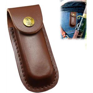 1 Pcs Etui Couteau Cuir &Eacute;tui Pour Couteau Housse Pour Couteau Pochette Ceinture Couteau Robuste Et Durable,Marron,Sac &Agrave; Couteau Pour Ceinture Pour Camping Randonn&eacute;e En Plein Air - Neuf
