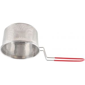 304 Stainless Steel Round Chip Basket with Handle Heat Resistant for Kitchen,Restaurant,Cafe,BBQ (18cm/7.09 inch) - Neuf