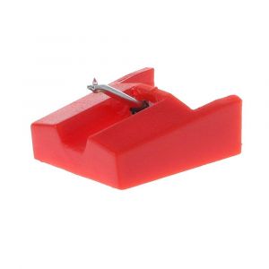 Tourne-Disque Aiguille Saphir &Agrave; Pointe En C&eacute;ramique Aiguille Remplacement De La Pointe Du Stylet Pour Platine Phonographique Compatible Avec Les Tourne-Disques Crosley Fisher Ion Otto Rouge Pack De 1 - Neuf
