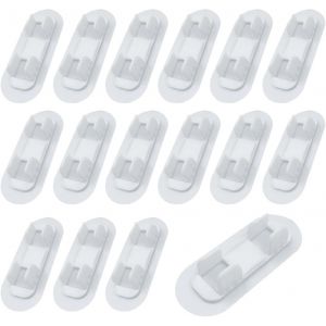 LIUW-16 Pi&egrave;ces 13-16Mm Colliers De Serrage Auto-Adh&eacute;sifs,Clips De Tuyau En Plastique,Conception Encliquetable,Pour La Fixation Des Tuyaux D'Eau,Tuyaux De Gaz - Neuf