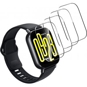 Verre Tremp&eacute; Compatible Avec Xiaomi Redmi Watch 5 Active Film Protection &Eacute;cran Ultra R&eacute;sistant Aux Rayures Protecteur De T&eacute;l&eacute;phone Portable Pour &Eacute;cran Complet, 4 Pi&egrave;ces - Neuf