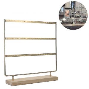 Boucle D'oreille D Simple Ear Stud H 3-Tier Earring H Rative Jewelry H Display Rack Jewelry D Display Avec Plateau / Plat - Neuf