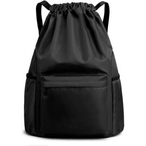 Sac À Dos À Cordon Résistant À L'Eau Sac À Cordessac De Sport Imperméable Pour Homme Femme Sac Cordon Sac À Dos Pour Shopping Yoga Sport Voyage Pour Femmes Hommes - Neuf