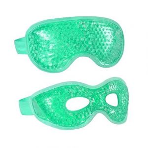 Masque Pour Les Yeux En Gel - Thérapie Par Le Chaud Et Le Froid - Aide Au Sommeil - Soin Des Yeux - Réutilisable - Élimine Les Poches Et Les Cernes - Soulage Le Stress - Masques De Sommeil Avec Perles De Gel - Neuf