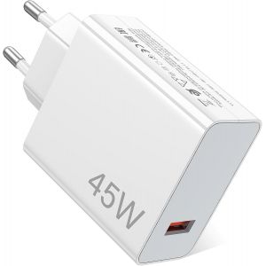 45W Chargeur Rapide Usb Pour Redmi Note 14 Pro 14 13 12 Poco X7,Chargeur Turbo Secteur Usb C Pour Xiaomi Pad 7 6 11 Lite Redmi Pad Se Pro Redmi 14C 13C 12C Redmi 12 Redmi A3 Poco C75 C65 M6 Pad 7 - Neuf