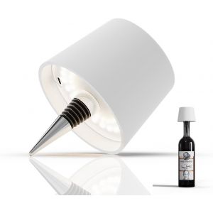 Kal-Lampe Tactile De Bouteille Amovible Et Amovible, Lampe De Table Sans Fil Rechargeable Lampe De Bouteille À Intensité Lampe De Bouteille Lampe Led Sans Fil Étanche. 1 Pièce Bleu - Neuf