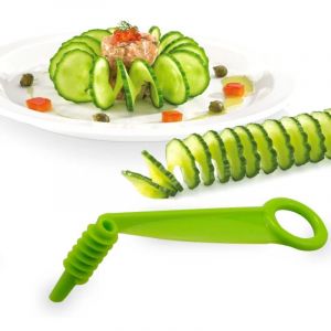 Trancheuse Manuelle À Spirale En Plastique Pour Pommes De Terre, Légumes, Carottes, Concombres, Ustensiles De Cuisine, Couleur Aléatoire - Neuf