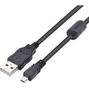 JGD-UC-E6 C&acirc;ble USB de rechange pour appareil photo UC-E16/E17 C&acirc;ble de transfert compatible avec appareil photo num&eacute;rique Nikon DSLR D750/D5300/D7200/D3200(Noir,1.5m) - Neuf