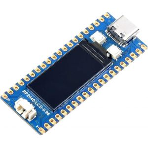 RP2040 MCU Carte avec Écran LCD de 0,96 Pouce,Basée sur Raspberry Pi RP2040 Puce,Dual-Core Arm Processor,Compatible avec la Plupart des Modules Complémentaires Raspberry Pi Pico - Neuf