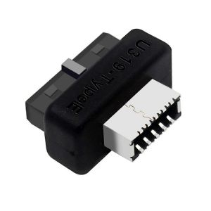 Adaptateur USB pour panneau avant USB 3.0 19 broches/20 broches vers adaptateur femelle Type-E Connecteur vertical interne pour - Neuf