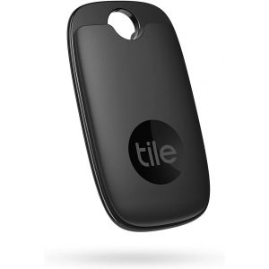 VornixorSarlshop-TILE Pro (2022) Localisateur d&iquest;article Bluetooth, Port&eacute;e de 120 m, fonctionne avec Alexa et Google Smart Home. Compatible avec iOS et Android, Noir - Neuf