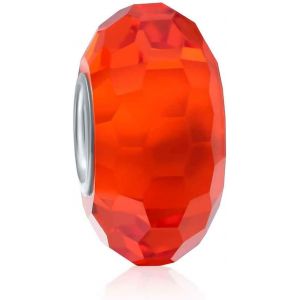 Kal-Perle De Verre Verre Murano Translucide Pour Femmes Pour Ados .925 Argent Sterling Core Plus De Couleurs - Neuf