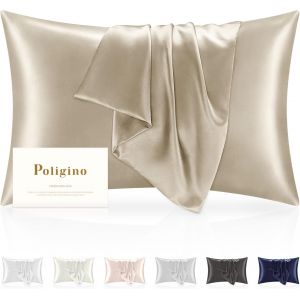 Ulteronixshop-Taie Oreiller 100% Soie 50 X 90cm,Deux C&ocirc;t&eacute;s Taie D'oreiller En Soie De Qualit&eacute; Sup&eacute;rieure 22 Mommes,Taie D'oreiller Hypoallerg&eacute;nique Est Utilis&eacute;e Pour Prot&eacute;ger Les Cheveux Et La Peau, - Neuf