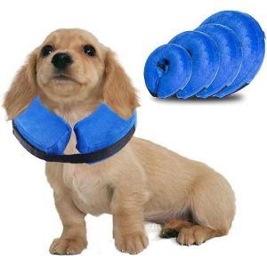 Collier Gonflable Confortable Pour Chien - Protection Post-Opératoire Pour Animaux De Compagnie - Neuf