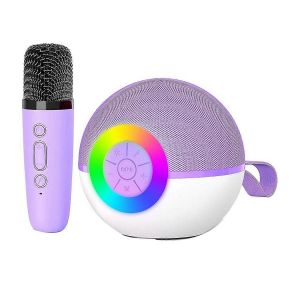 Mini haut-parleur de machine de karaok&eacute;,Jouet de chanson de microphone Bluetooth portable,D - Neuf